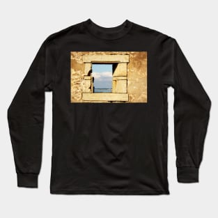 Ruin With A Sea View Long Sleeve T-Shirt